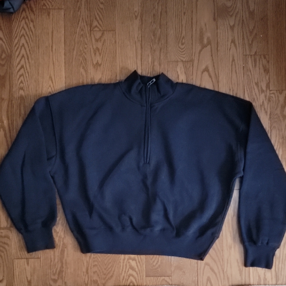 J.o&co Half-Zip Cropped Sweatshirt